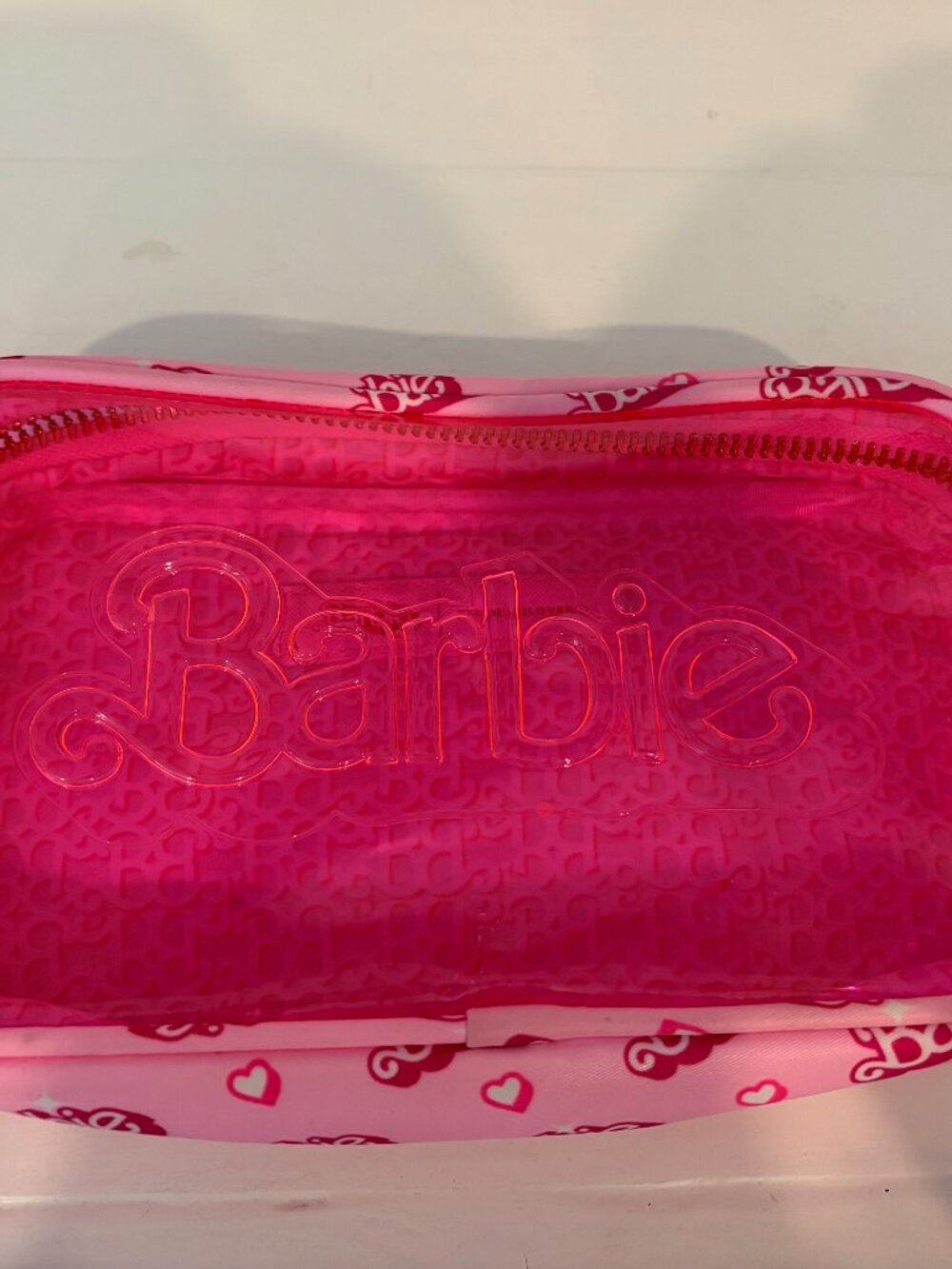 Stoney Clover Lane Barbie Clear Front Small Pouch